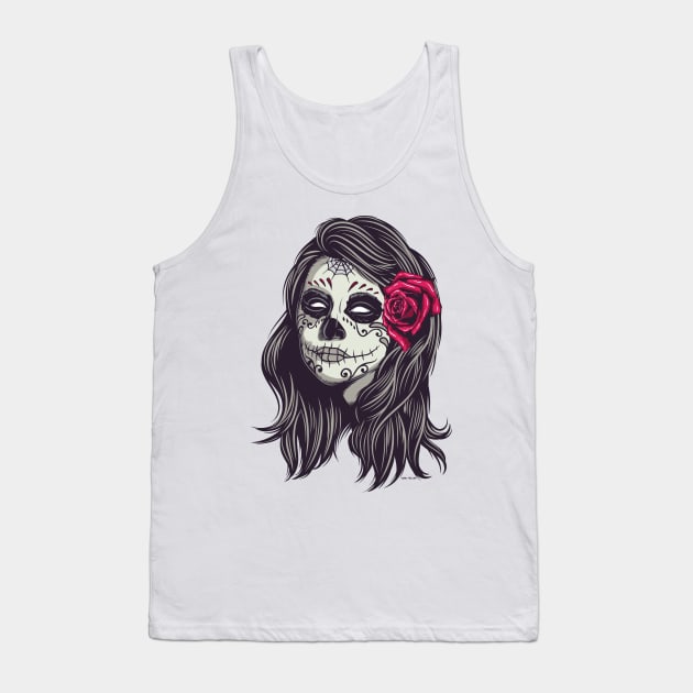 La Catrina - Dia De Los Muertos Tank Top by IconicTee